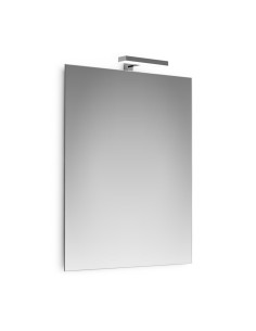 SPECCHIO A FILO  60X80 CM C/LAMPADA LED 18 CM