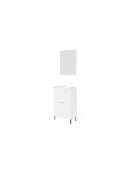 MOBILE BAGNO DESY 58 COMPLETO BIANCO