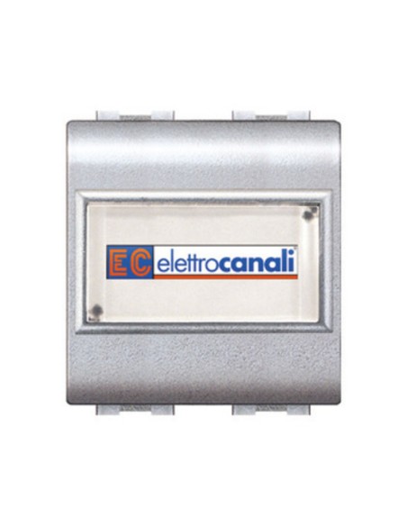 LIFE 4025 TEC PULSANTE C/PORTANOME ARGENTO SAT