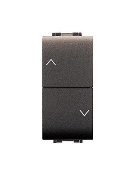 LIFE 4022 DOPPIO PULSANTE P/TAPPARELLE GRIGIO A