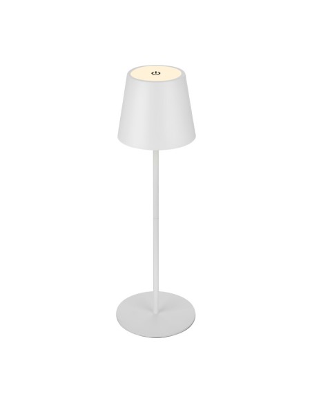 LAMPADA DA TAVOLO BT10003 BATT RICARIC BIANCO