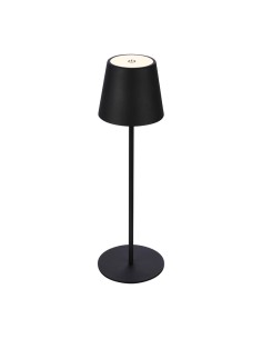 LAMPADA DA TAVOLO BT10008 BATT RICARIC NERO