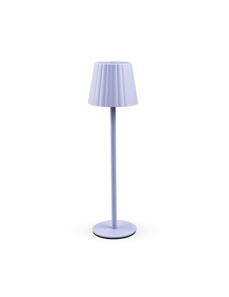 LAMPADA LED RICARICABILE DA TAVOLO AURORA LILLA