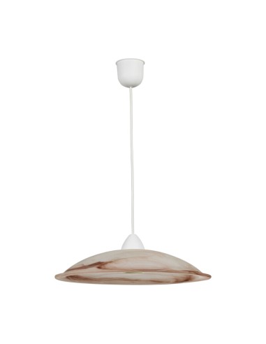 LAMPADA SOSP DUNA 40 1XE27 ALABASTRO TABACCO