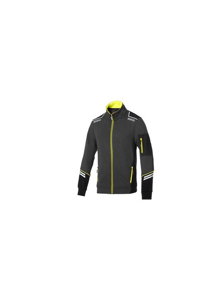 SPARCO FELPA ALABAMA GREY YELLOW TG XS