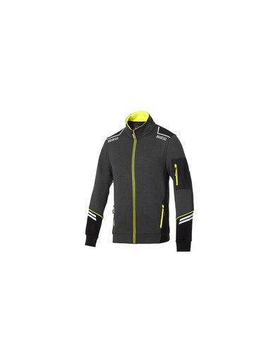 SPARCO FELPA ALABAMA GREY YELLOW TG S