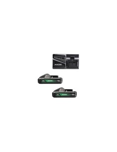 HIKOKI PACK BATTERIA UC18YFSLWEZ 18V 2X4AH+CARIC