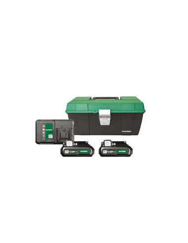 HIKOKI PACK BATTERIA HKA901240V 12V 2X4AH + CARIC