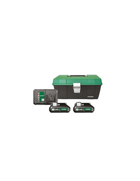 HIKOKI PACK BATTERIA HKA901240V 12V 2X4AH + CARIC