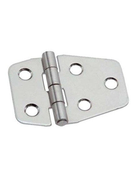 CERNIERA NAUTICA 3372 VALTOCE INOX PERNO FISSO MM 40X55X1,5