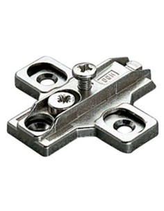 BASETTA CERNIERA INCASSO B2R3E SALICE ZAMA NICH REGISTRABILE H.MM 3 MM 37X32