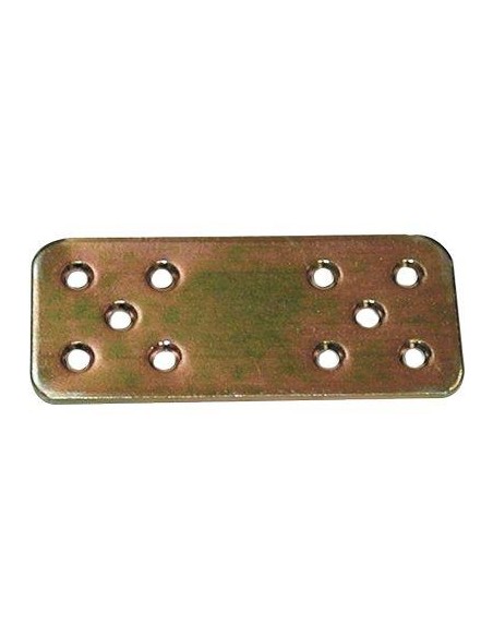 GIUNZIONE GAZEBO PESANTE DRITTA 789 ZINCATA GIALLA S.MM 2,5 MM  90X40