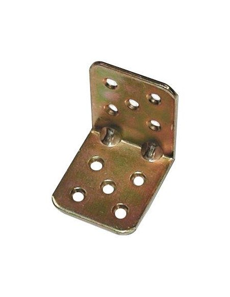 GIUNZIONE GAZEBO PESANTE ANGOLARE 790 ZINCATA GIALLA S.MM 2,5 MM 45X45X40