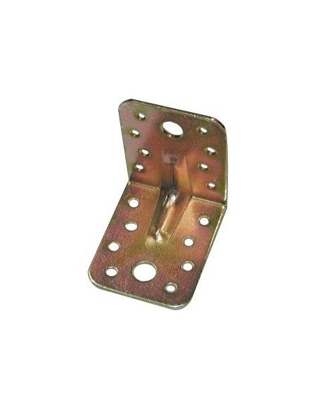 GIUNZIONE GAZEBO PESANTE ANGOLARE 874 ZINCATA GIALLA S.MM 2,5 MM 65X65X55
