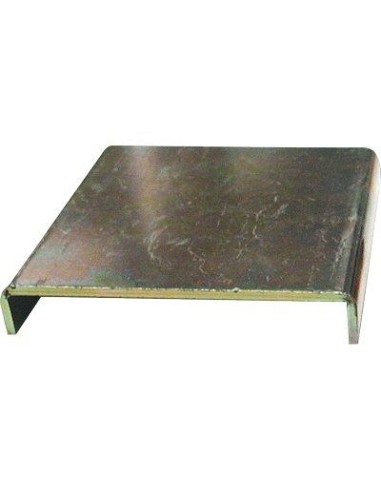 PIASTRA ALZA PILASTRO GAZEBO 855 ZINCATA GIALLA S.MM 3,0 MM 119X119
