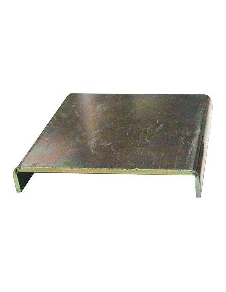 PIASTRA ALZA PILASTRO GAZEBO 855 ZINCATA GIALLA S.MM 3,0 MM 119X119