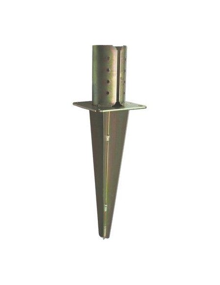 SUPPORTO GAZEBO TONDO A CONFICCARE 956 ZINCATO GIALLO S.MM 4,0 MM 100