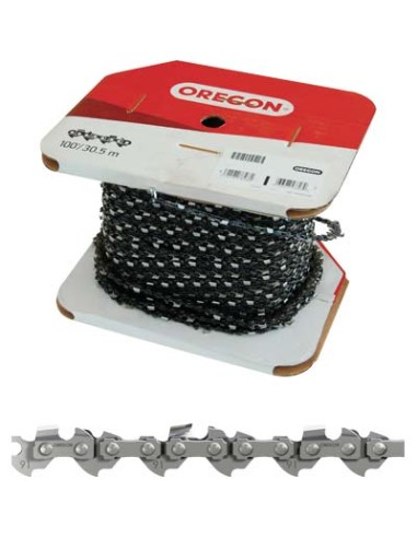CATENA X MOTOSEGA ROTOLO 3/8R OREGON 1637X1,3 MT 30,5 91P100R
